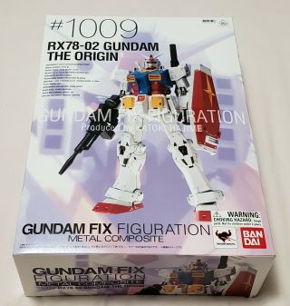 Gundam The Origin 1009 Rx78 - 02 Gundam Fix Figuration Metal Composite