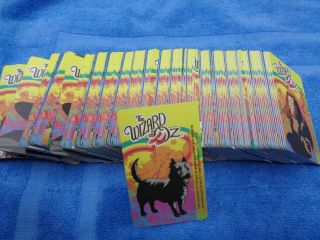 300 Elaut Wizard Of Oz Arcade Game Trading Cards With 4 Rare Toto Cards