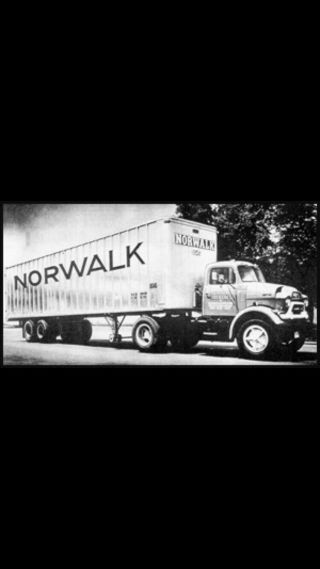 Rare Norwalk Truck Line Metal Sign 6