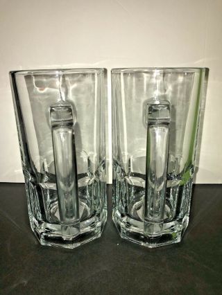 2.  Monster Heavy Beer Glass Mugs.  Libbey 33.  8 Oz