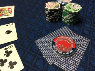 NFL Collector’s Coin Poker Card Guard Buffalo Bills 2” Wide/ 44 Grams 6