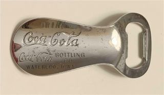 1930s Drink Coca - Cola Bottling Waterloo Iowa Shoe Horn And Bottle Opener N - 11