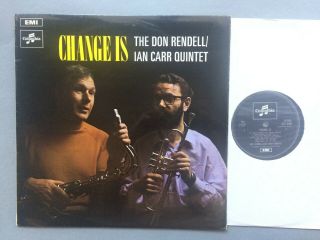 Columbia Scx 6368 Don Rendell Ian Carr Quintet Change Is Uk Lp Top Nm