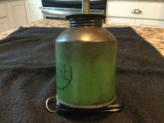 Rare 1950’s Vintage John Deere Green Oil Can - Hard To Find/Very 4