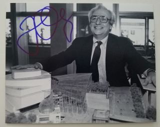 Frank Gehry Signed 8x10 Photo Famous Architech Guggenheim Museum Disney Hall Rad