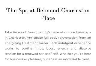 $1,  000 Gift Card to The Belmond Charleston Place Hotel 4