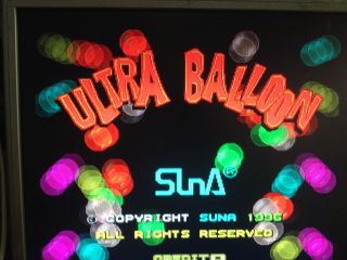 Ultra Balloon By Suna Arcade Pcb Jamma