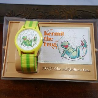 Kermit The Frog Wind Up Watch Vintage 1970 