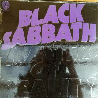 Black Sabbath UK 1st press Nr Ex Swirl 1971 Master of Reality Box,  Poster 1Y12Y1 3