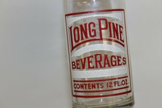 Long Pine Beverages Soda Bottle,  Coca Cola Bottling Co.  Long Pine,  Nebraska 1939