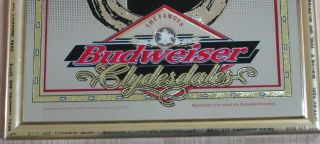 BUDWEISER Clydesdales Beer Mirror (SERVE UP SOME GOOD LUCK) 4