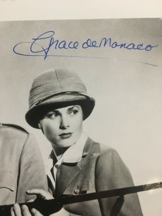 Grace Kelly Signed Photo Princess Of Monaco 2