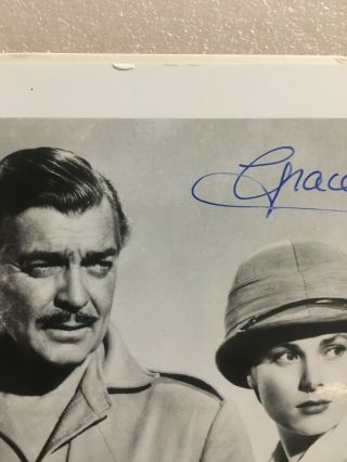 Grace Kelly Signed Photo Princess Of Monaco 3