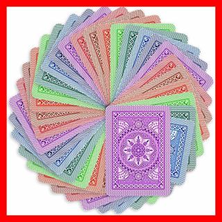 8 Decks Modiano Cristallo 4 PIP Jumbo Index 100 Plastic Playing Cards 6