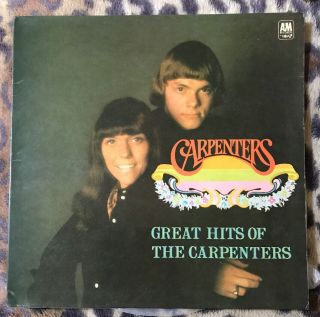 Great Hits Of The Carpenters - 1985 Vinyl Lp A&m Saml934448 Ex/ex