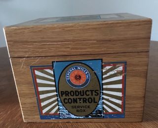 Vtg General Mills Gold Medal Bakers Service Products Control Service Recipe Box