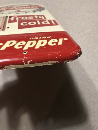 Vintage Dr Pepper 10 2 4 Bottle Cap Thermometer 6