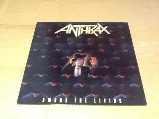 Anthrax Among The Living Uk Vinyl Album 1986 Pressing