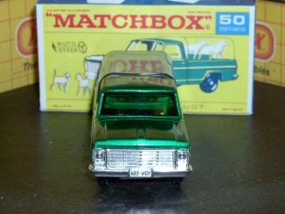 Matchbox Lesney Ford Kennel Truck 50 c3 silver grille dogs SC4 VNM crafted box 4