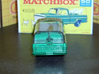 Matchbox Lesney Ford Kennel Truck 50 c3 silver grille dogs SC4 VNM crafted box 5