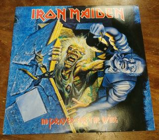Iron Maiden - No Prayer For The Dying 1990 Lp Blood Red Vinyl Rare Oop