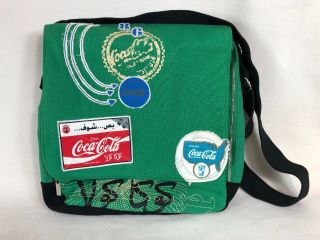 Coca Cola Messenger Crossbody Bag Laptop Green China Large