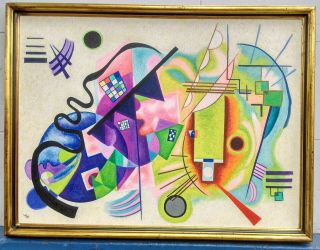 Wassily Kandinsky Oil On Canvas 1935 With Frame In