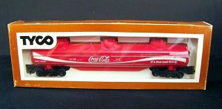 Vintage Tyco Coca Cola Ho Scale Train Triple Dome Tank Car Box