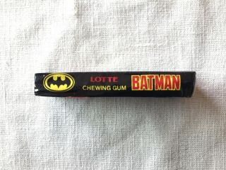 Rare 1989 Batman Movie Collectible Lotte Chewing Gum 3