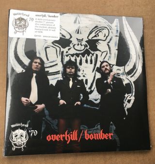Motorhead.  Rsd 2019.  Overkill / Bomber 2x7” Vinyl Pic Disc.
