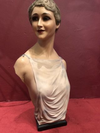 Deco Mannequin Display Store Vintage Antique Chalk Plaster 20’s 30’s