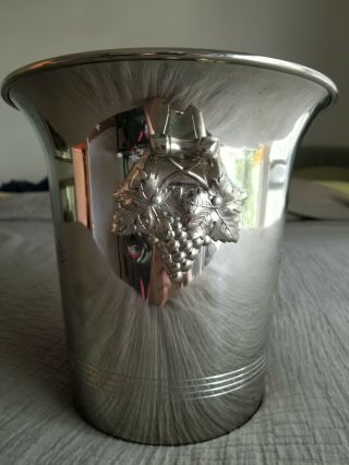 Krug Champagne Vintage Silver Plated Ice Bucket Cooler