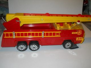 Vintage Tonka Fire Truck,  Ladder Truck No.  34