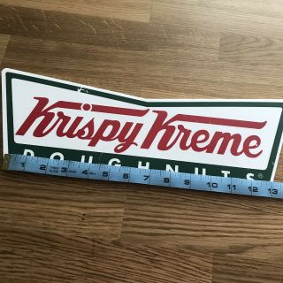 Krispy Kreme Doughnuts Plastic Collectible Logo Advertising Sign 4