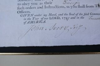 Samuel Adams Signed Document 3