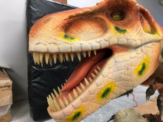 Dinosaur - Lifelike Animated - Scary Sounds - 10 Feet Long - Flawless T - Rex