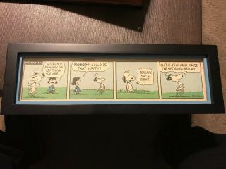 Hallmark Peanuts By Schulz Charlie Brown Framed Comic Strip