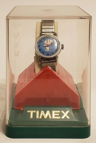 Collectible Vintage 1958 Timex Wind - Up Snoopy Watch (womens) - In Case