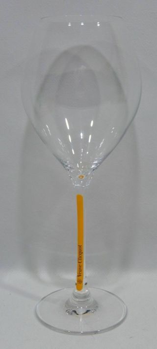 Veuve Clicquot Vcp Champagne Crystal Flutes Orange Stem X 2 Really Rare