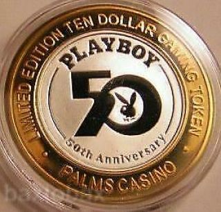 Palms Silver Strike Playboy 50th Anniversary Logo 2003