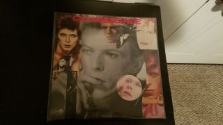 David Bowie Changes Ryko Ralp 0171 - 2 Coke Bottle Clear Vinyl Gatefold 2lp Vg,