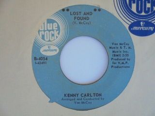 Kenny Carlton Lost And Found Blue Rock Northern Soul 45 Hear