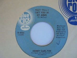 KENNY CARLTON Lost and Found BLUE ROCK Northern Soul 45 HEAR 2