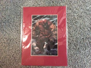 Marvel Comics Limited Edition Laser Cel Juggernaut