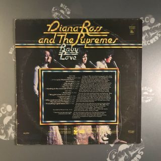DIANA ROSS & THE SUPREMES - Baby Love • SPR90001 • 1st pressing LP Vinyl •EX - /EX 2