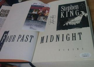 Stephen King Four Past Midnight Signed Autographed Hardcover Book Jsa Rare