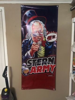 Stern Pinball Army Banner