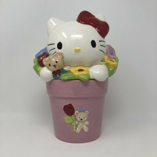 Treasure Craft 1995 Hello Kitty Cookie Jar Pfaltzgraff Co.  Sanrio
