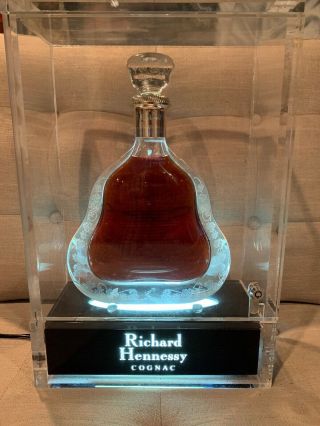 Richard Hennessy Rare Display Case.  The Ultimate Way To Display Your Bottle.