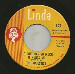 Northern Soul - Majestics - I Love Her So Much It Hurts Me - Hear - 1965 Dj Linda